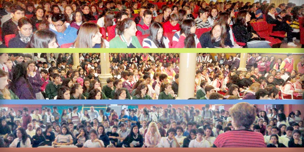 Feria Universitaria - Charlas de orientación vocacional, realizadas en las ferias universitarias de Concordia, Corrientes y Posadas.